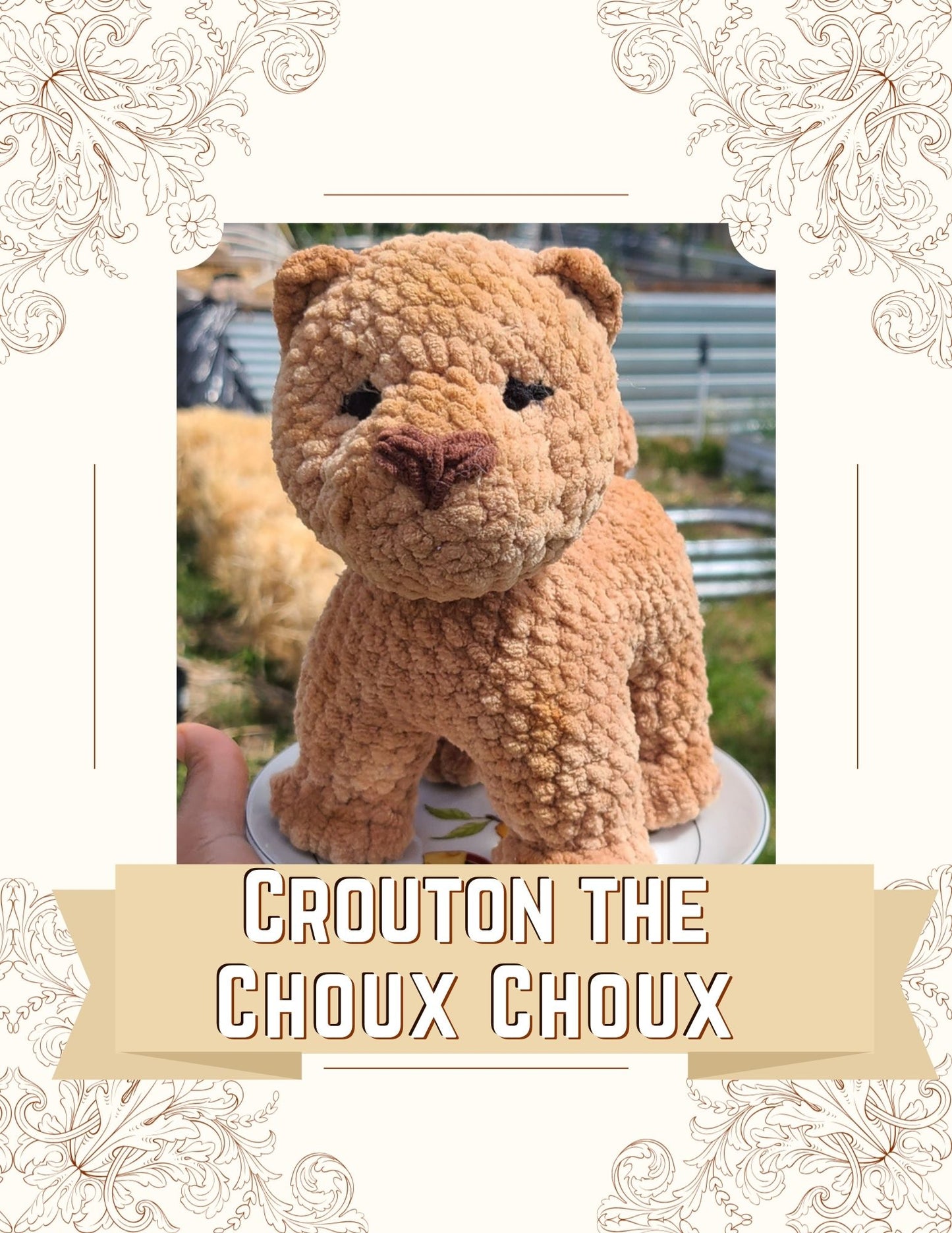 Crouton the Choux Choux: Crochet Pattern