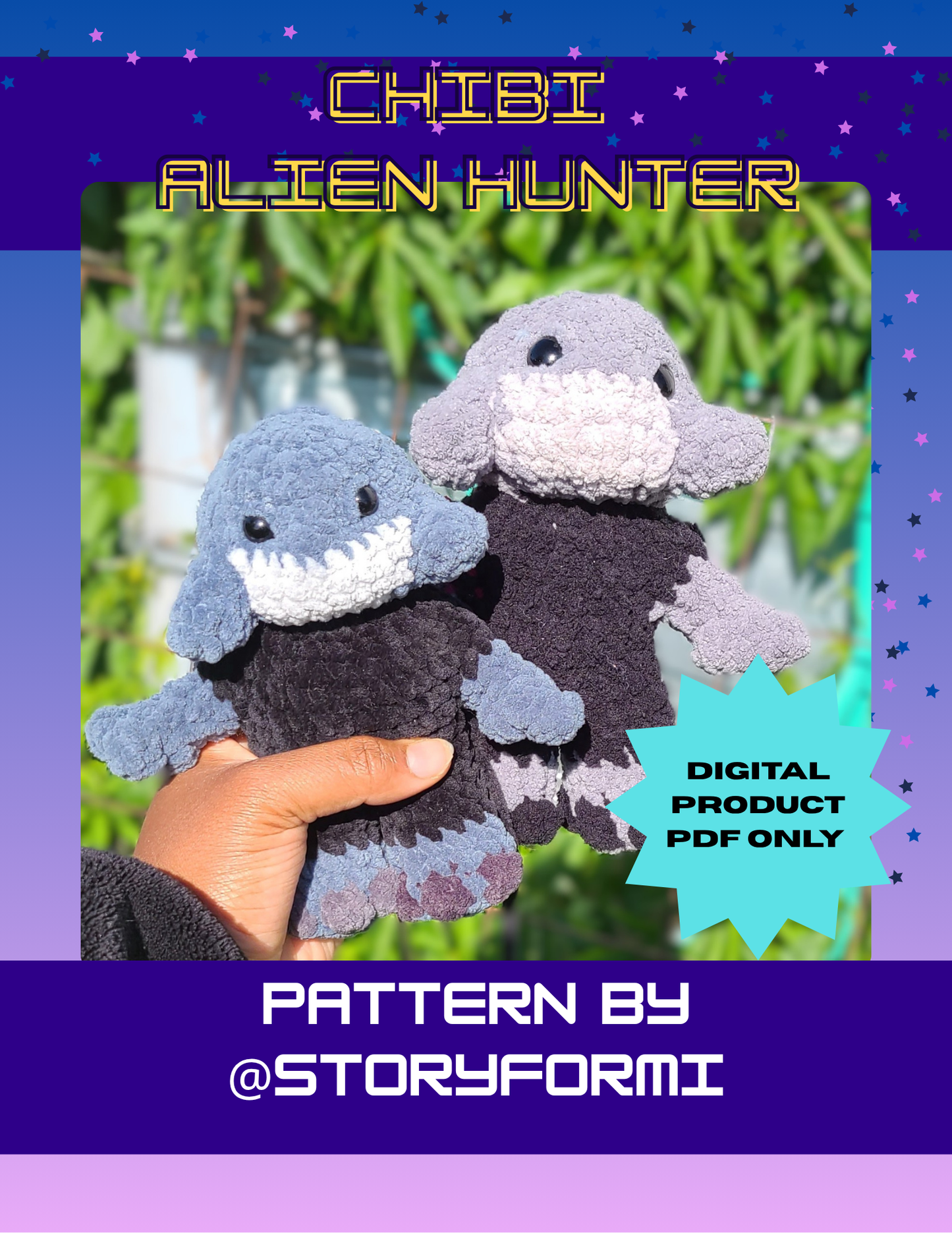 Chibi Alien Hunter: Crochet Pattern