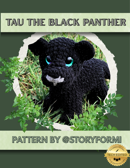 Tau The Black Panther: Crochet Pattern